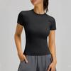 Women's Fashionable Casual Sports Leggings And Short-Sleeved Running And Fitness T-Shirt