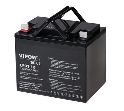 Vipow 12V 33Ah Gel-Akku USV PIEC