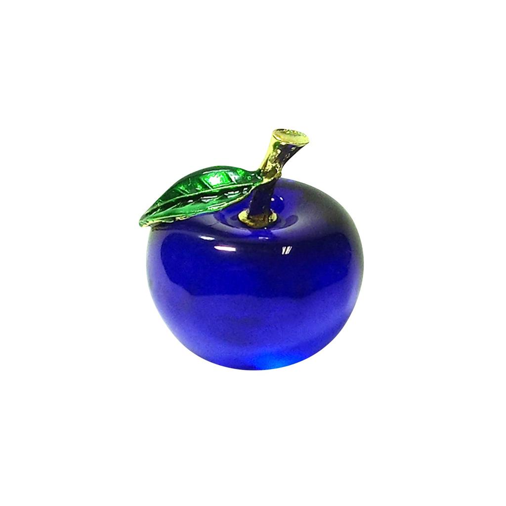 Crystal Apples Ornaments Decoration Christmas Souvenir Apples Gifts Desktop Micro Landscape Small Figurines Crafts Kids Gift