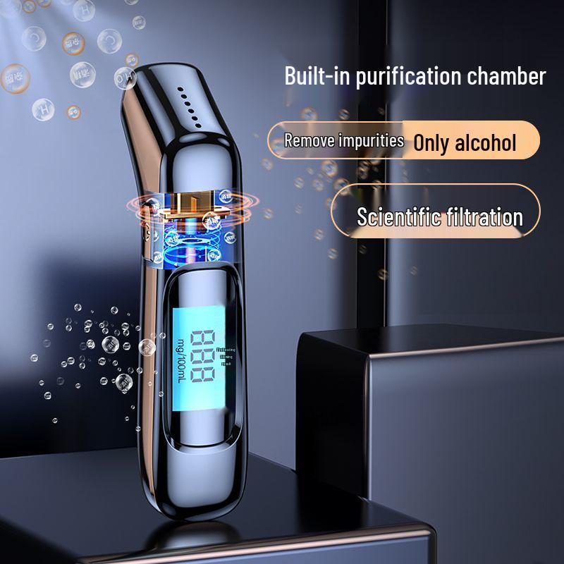 High-Precision Electronic Breathalyzer Alcohol Tester for Drunk Driving.