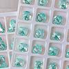 1 Pair 3D Rhinestone Nail Art Charm Light Sea Blue Geometric Faux Crystal Nail Design Jewelry DIY Crafts Nail Decoration