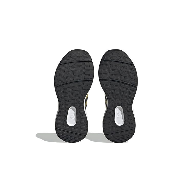 Adidas Fortarun 2.0 Cloudfoam Antideslizantes Duraderas Ligeras Amortiguadoras Zapatillas de Running de Caña Baja Zapatillas para Niños Negro Dorado HP5442