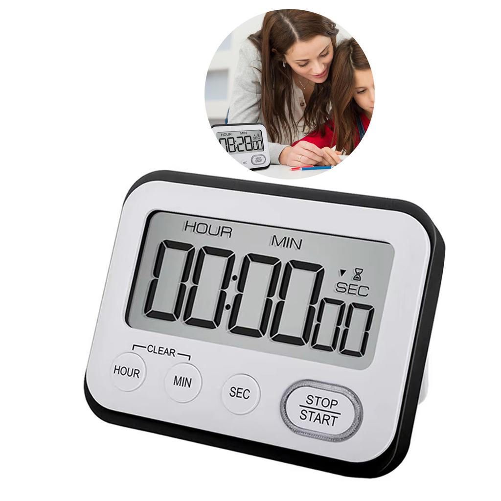 Count Up/Down Timer for Teacher Classroom Kid Home Tabletop Magnetic Timer Stopwatch Cooking Timer Kitchen Digital Timer