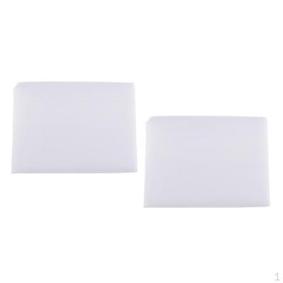2 Pieces Insert Non-woven Fleece Line Fixable, On Side 100cm for Bags, Clothes
