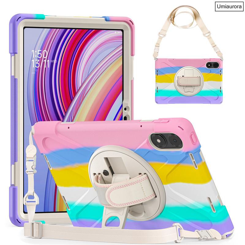 For Xiaomi Redmi Pad2 SE 8.7 Pro 12.1 Pad 7 6 5 11" Pad 6S 7S Pro 12.5 Inch Heavy Duty Rugged Tablet Case Stand Shockproof Funda