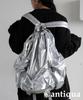 Antiqua Women's Backpack, Large Capacity, Lightweight, PJ-01403, Size 55, Silver