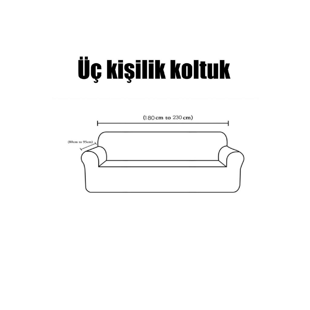 Jacquard-3-Sitzer-Sofabezug, Schlafsofa-Sofabezug (Produktinhalt 1Stk) grau