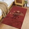 Liverpool FC Crest Floor Rug Office Rug Suitable for Decorate Room Outdoor Study Room Playrooms Antislip Carpet Anime Office Decor