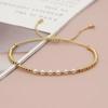 Vergoldetes Perlen-Surfer-Armband Natürliches Perlen-Charme-Armband Handgemachter Modeschmuck für den Sommer für Damen Teenager-Mädchen Geschenk