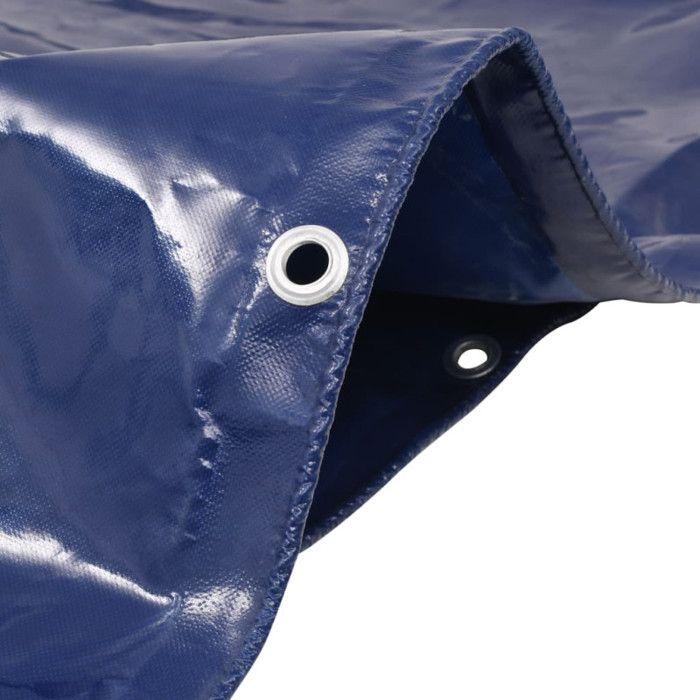 VidaXL Bâche 650 g / m² 3 x 3 m Bleu