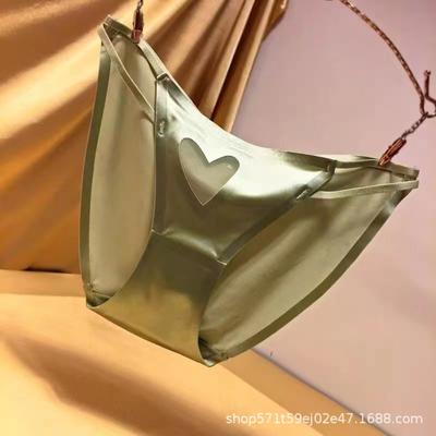 Mutandine Biancheria Intima Femminile donne sexy ragazze puro desiderio ghiaccio Slip seta senza cuciture vita fianchi Mutandine sollevanti donne triangolo Mutandine slip lingerie
