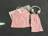 DFYNE Sports Vest & Halter Bra 3/4 Shorts Set