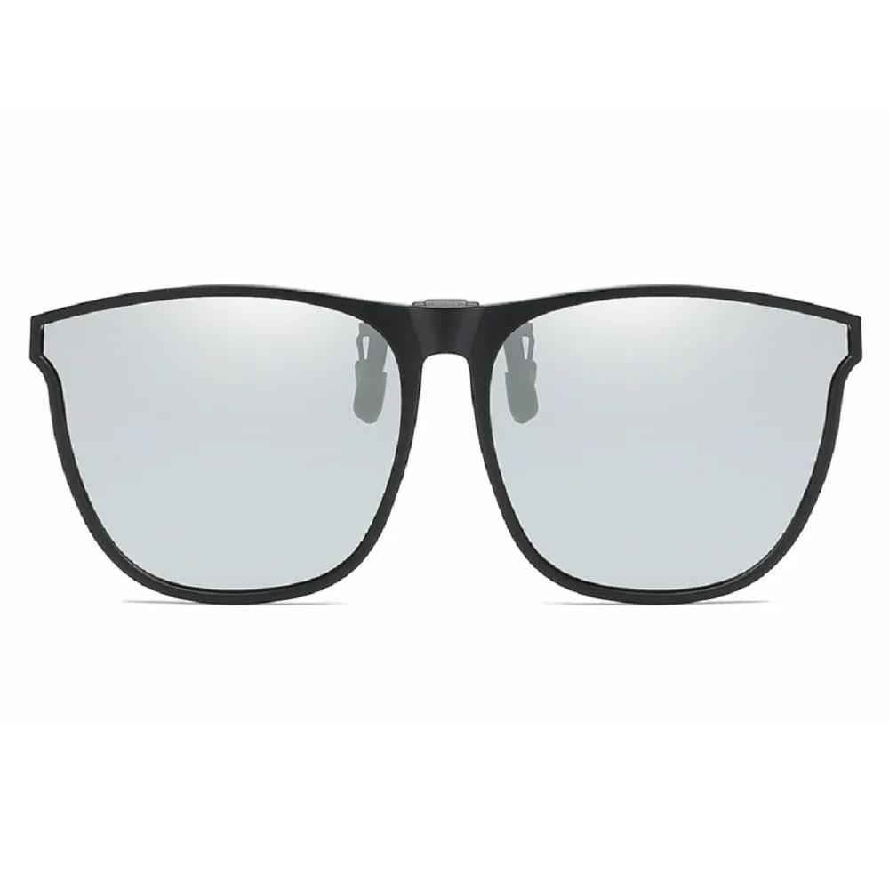 Okulary przeciwsłoneczne polaryzacyjne nakładane na klips Męskie Damskie Fotochromowe Gogle dla kierowcy samochodowego Okulary do jazdy nocnej Przeciwodblaskowe Okulary w stylu vintage