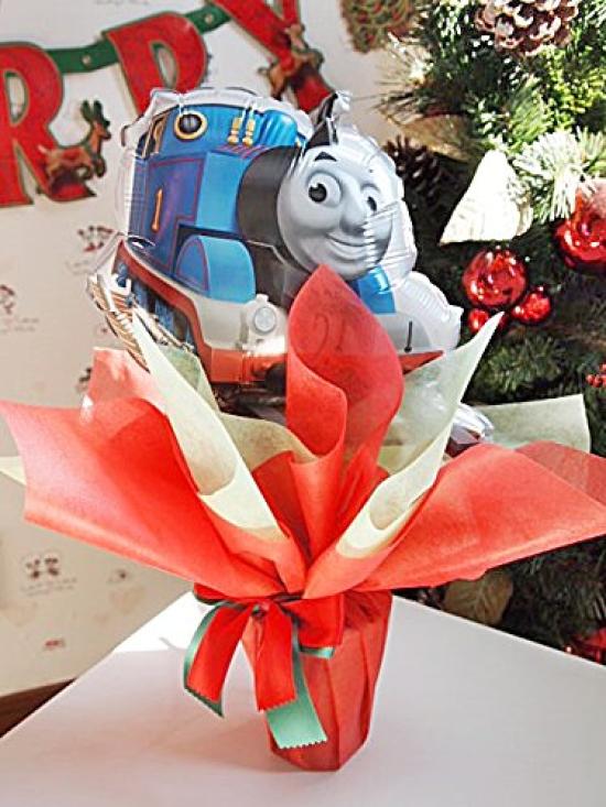 Thomas the Tank Engine Balloon Christmas Balloon Candy Bath Choice of Balloon Thomas the Tank Engine Christmas Version Fills with Regular Gift,