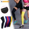 1 Pcs Lengthen Compression Leg Warmers Basketball Football Cycling Socks Knee Calf Sleeves Sports Uv Sun Leg Warmers Men Women
