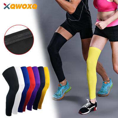 Durable And Safe 1 Pcs Lengthen Compression Leg Warmers Basketball Football Cycling Socks Knee Calf Sleeves Sports Uv Sun Leg Warmers Men Women