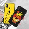 Black Case for OPPO Reno 8 6 5 4 Pro Plus Find X3 A17 A3 A31 A38 A40 A53 A54 A55 A74 A76 A78 A77 A80 A94 A95 A96 Lite K-88 Pikachu Pokemon