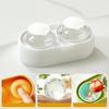 Yousheng Ice Ball Mold Tray 2 Cavity Spherical Ice Maker with Lid Non-Stick Silicone Freezer Mold for Whiskey Cocktails Mocktails Party Beverage