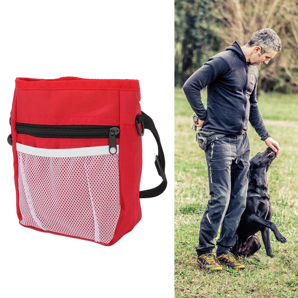 Dog Treats Training Bag Multifunction Portable Large Capacity Puppy Snack Waist Bag for Outdoor