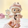 Mini Doll'S Clothes Outfit Accessories For 15-17cm Labubu Pendant New Year's Hexagonal Beret Coat Clothing