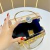 New women's bag handbag large capacity female high-end celebrity diamond-encrusted hand bag shoulder messenger dinner bag