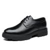 Height-increasing Shoes 10CM Inner Height-increasing Men's Business Dress Leather Shoes Fleece Work Shoes 8CM Hollow Business Height-increasing Shoes