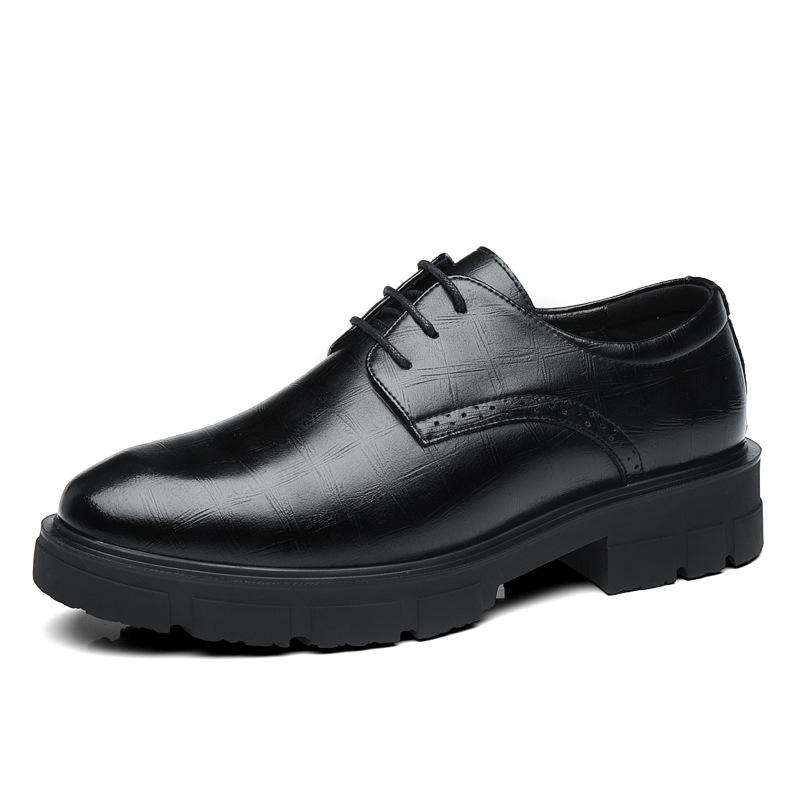 Scarpe rialzanti 10CM altezza interna rialzante scarpe eleganti da uomo in pelle scarpe da lavoro in pile 8CM scarpe rialzanti da lavoro vuote