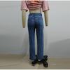 Jeans da donna vintage strappati Distressed Streetwear Buco Hip Hop Pantaloni a vita alta Moda Pantaloni dritti in denim Estate Jean