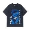 275 GSM Washed T-shirts 100% Cotton Solo Leveling V16 Print Unisex Heavy Cotton T Shirt