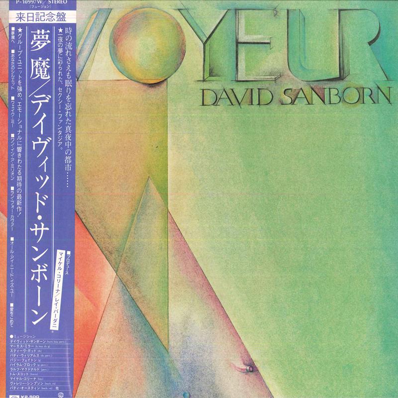 LP Record DAVID SANBORN - Voyeur P10997W WARNER BROS 1981 Japan Jazz Used