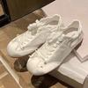 Marke Sports Ballerinas Damenschuhe Satin Flach Lässige Sneaker Damen Komfort Schleife Designer Schuhe Frau