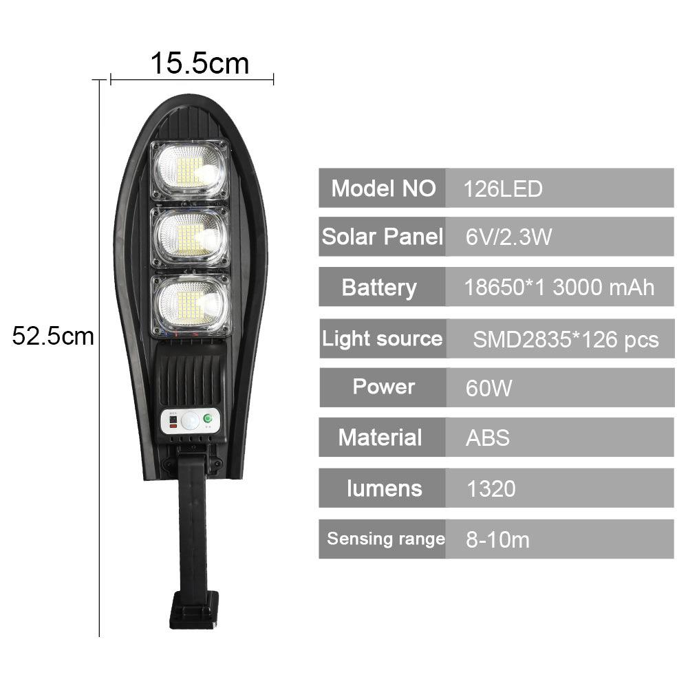 LED Solar Lights 3 Modes Outdoor Garden Street Light With Motion Sensor Waterproof Wall Light for Garage