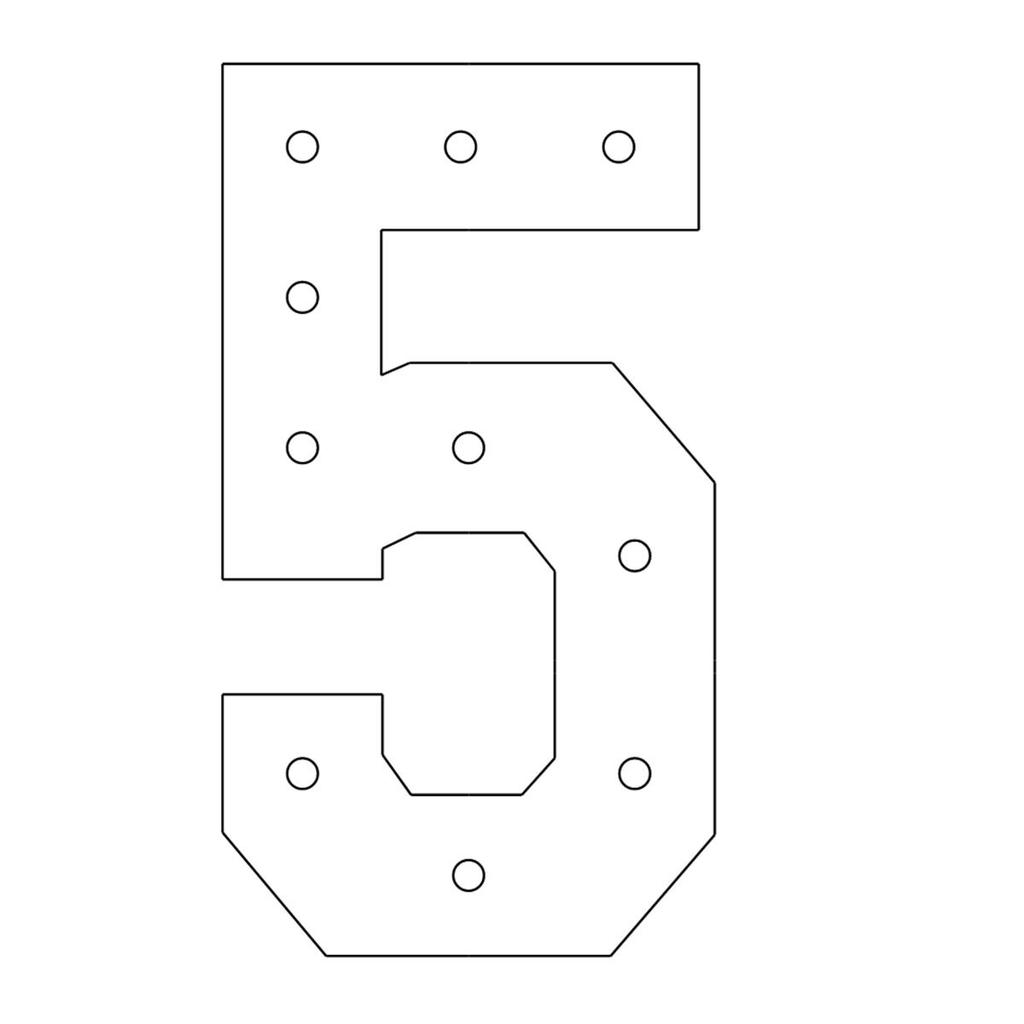 Light up Numbers,1Pc 73cm Marquee Numbers for 1st 16th 21st Birthday Party Decoration,fit for Anniversary Decor,Pre-Cut Foamboad with Yellow Lights