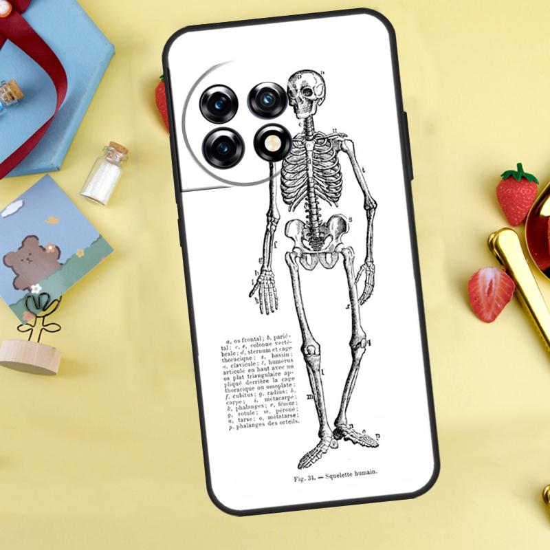 

Skeleton Art Case For OnePlus Nord 5 CE 2 3 4 Lite N20 N30 OnePlus 10T 12R 13R 13T 10 11 12 13 15 Cover OnePlus Nord CE4Lite