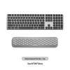 Memory Foam Wrist Rest & Mouse Pad - Ergonomic Silicone Support for Office & Gaming Keyboards