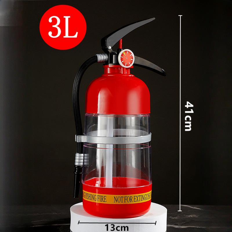 Influencer Drinkware: Manual Fire Extinguisher Alcohol Cannon & Beer Dispenser
