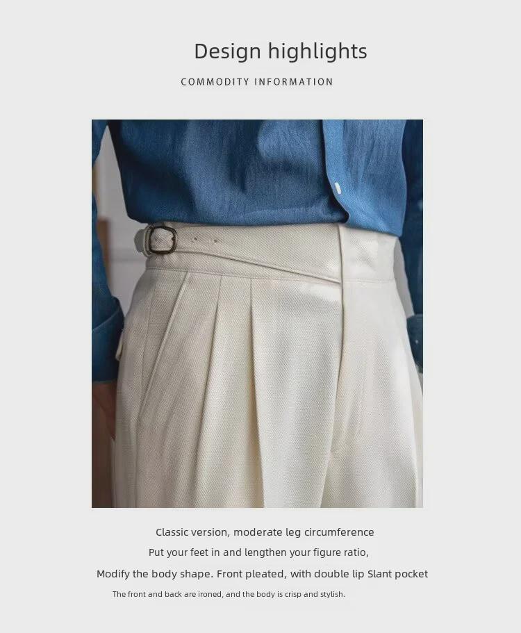 Schwarze Slim 9-Punkt-Anzughose für Herren – Hochwertige, trendige und vielseitige Freizeithose