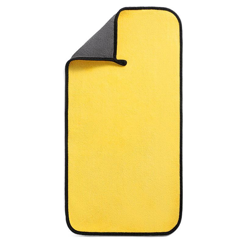 Serviette de lavage de voiture en microfibre double face personnalisable
