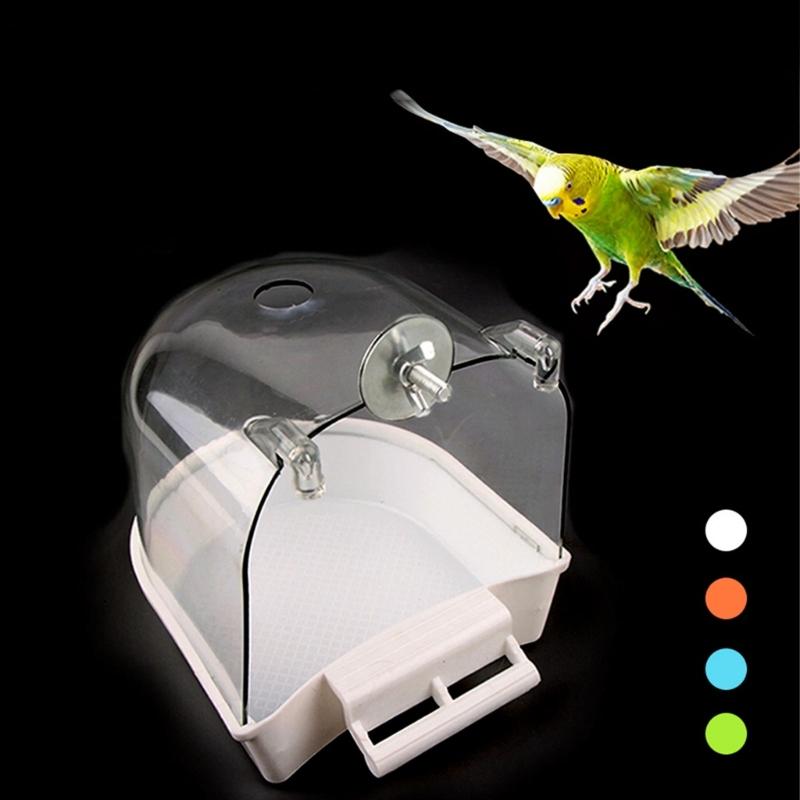 Parrot Bathtub Birdcage Bathing Tub Budgies External Bathroom Cage Decors