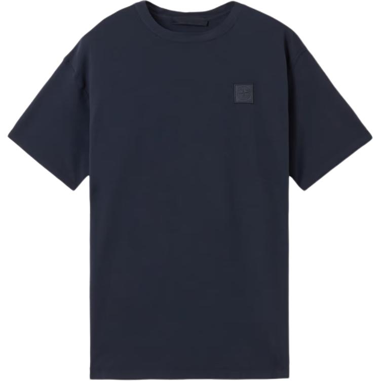 

STONE ISLAND Мужская футболка с логотипом, с круглым вырезом, приталенного кроя, с коротким рукавом, топы, темно-синяя K1S1521000-08S0F11-V0020 L
