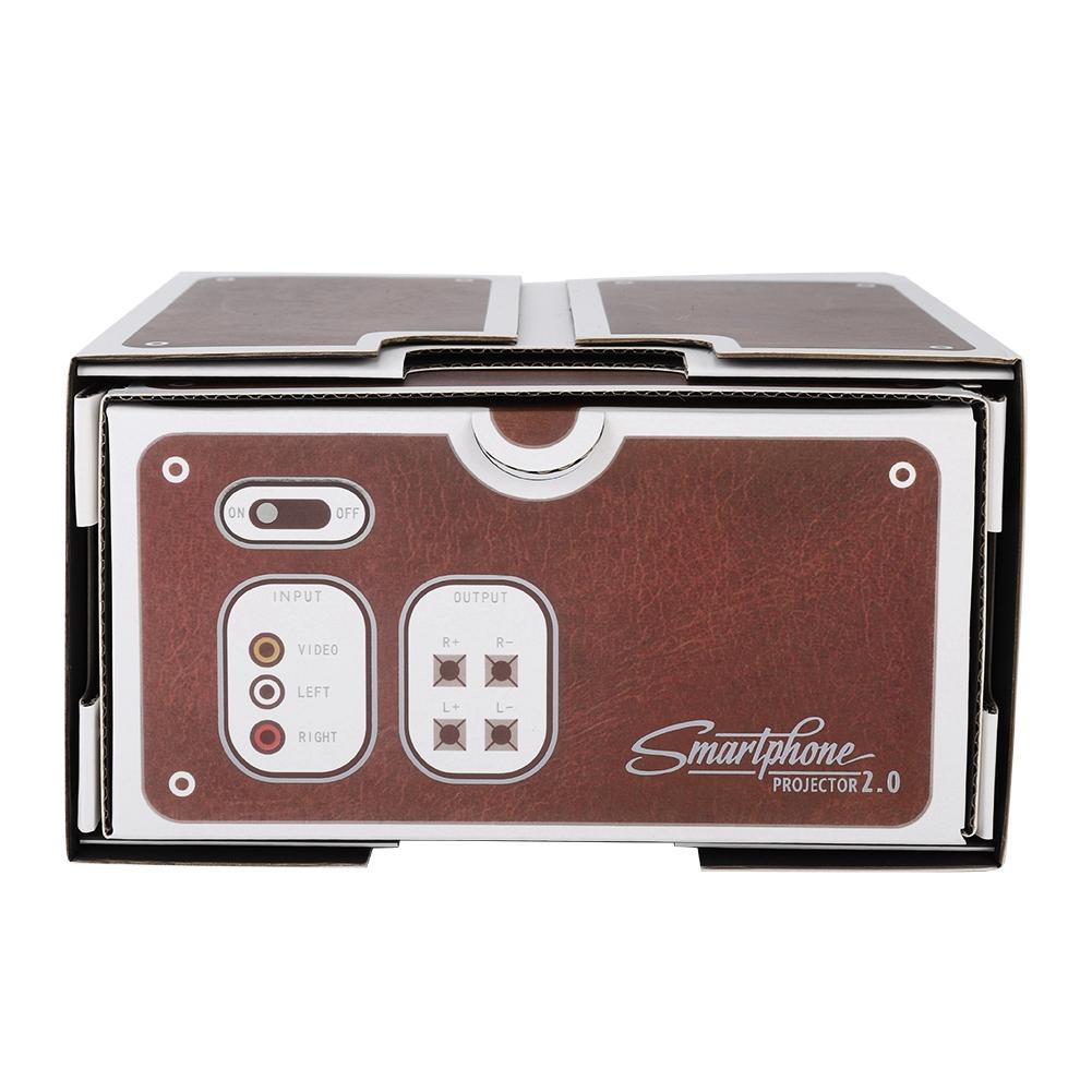 Portable DIY Projector, Projector, for Mobile Phone Home Theater Smart Phone Cinema