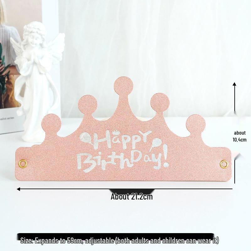 2025 Birthday Hat for Kids & Adults - First Birthday Party, Photo Props, Cake Hat
