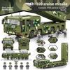 Missile Vehicle Tank Aircraft Carrier Military Themed  Building Block Toy