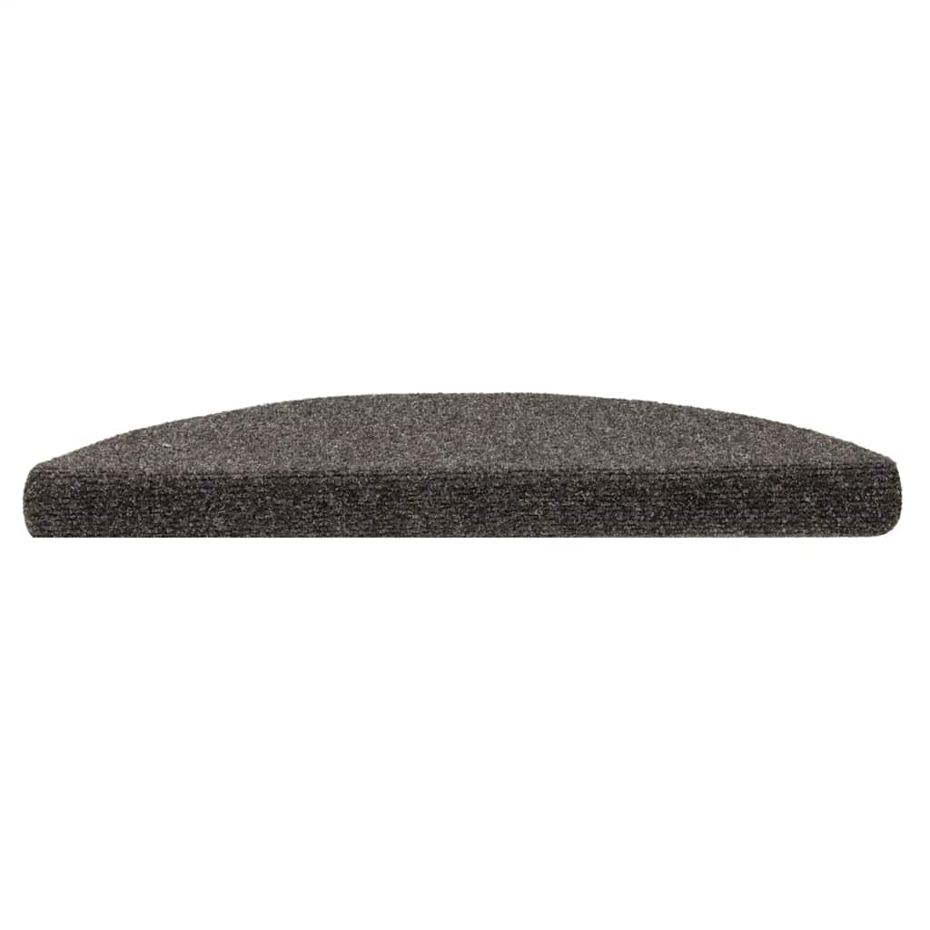 Self Adhesive Stair Treads 5 Pcs 56 X 17 X 3 Cm Anthracite Semi Round