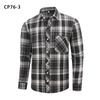 Men Casual Plaid Long Sleeve Flannel Shirt Loose Large Size Pocket Mens Outerwear