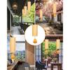 Antique Bamboo Wind Chime Yard Pendant Meditation Relaxation Chord Windbell for Outdoor Garden Patio Decorations Pure Handmade
