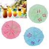 40Pcs Paper Cocktail Parasols Umbrellas Party Wedding Supplies Luau Drink Stick