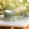 200cm/roll Tape Hill Country Flowering Branch Series PET Die-cut Tape Creative DIY Hand Account Scrapbook Decorative Tape