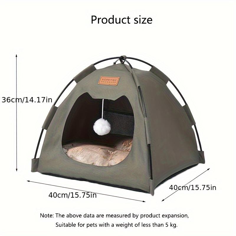 Cat kennel, dog kennel, all seasons, small dog semi-enclosed, detachable, outdoor rainproof pet tent house