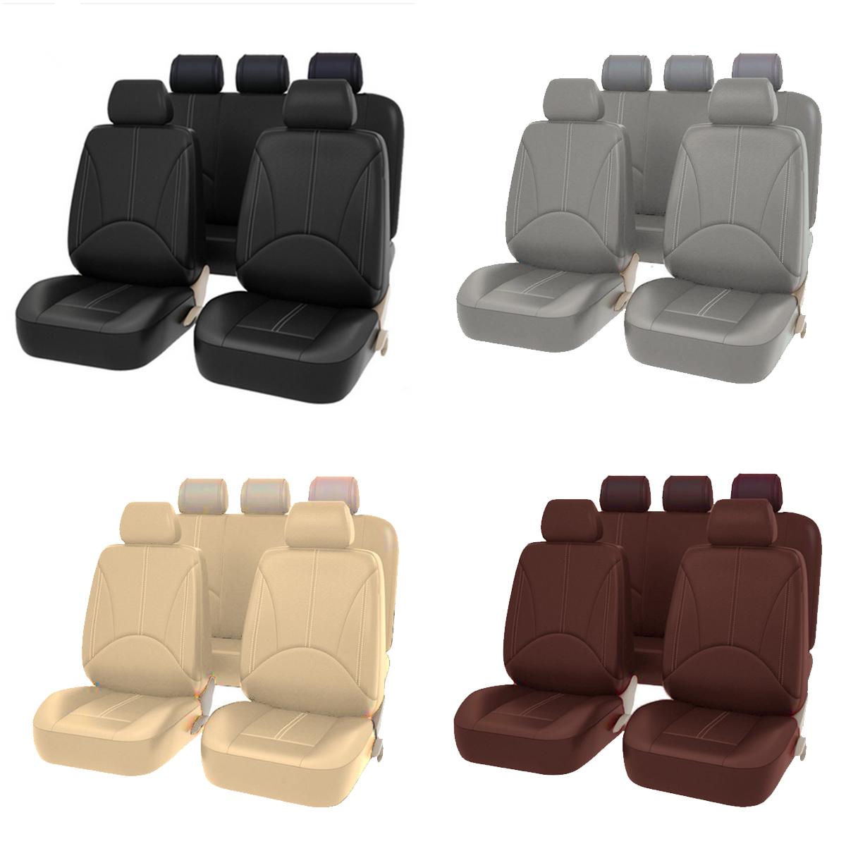 

Универсальный автомобильный чехол на сиденье Four Seasons из искусственной кожи, универсальная подушка автомобильного сиденья из искусственной кожи